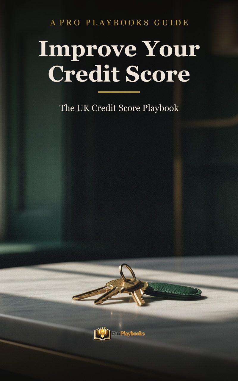 Improve Credit Score UK: The Credit Score Playbook book cover