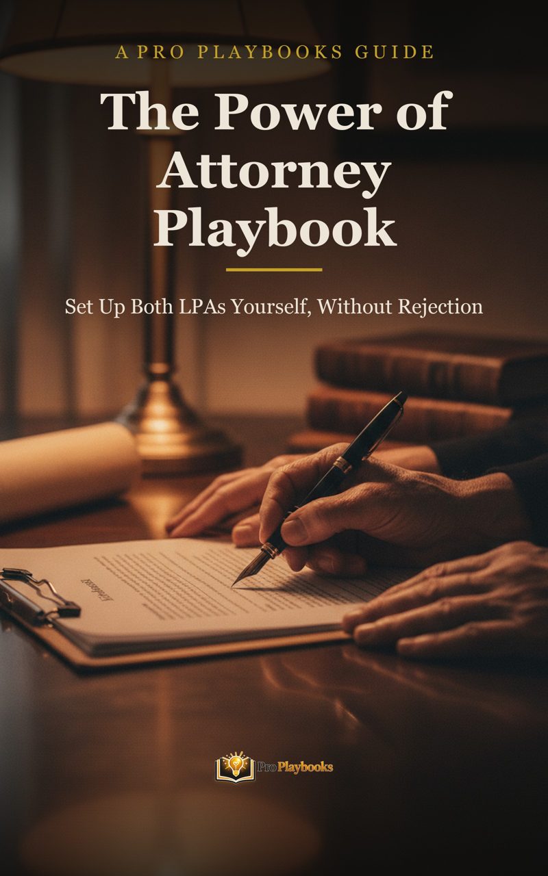 Lasting Power of Attorney UK: The DIY Playbook for Both LPAs book cover